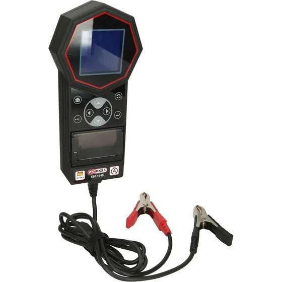KS Tools 12V/24V Batteritester med Printer (9-36V)