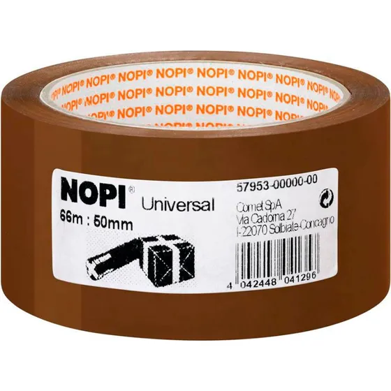Tesa NOPI Pakketape 50mm 66m Brun