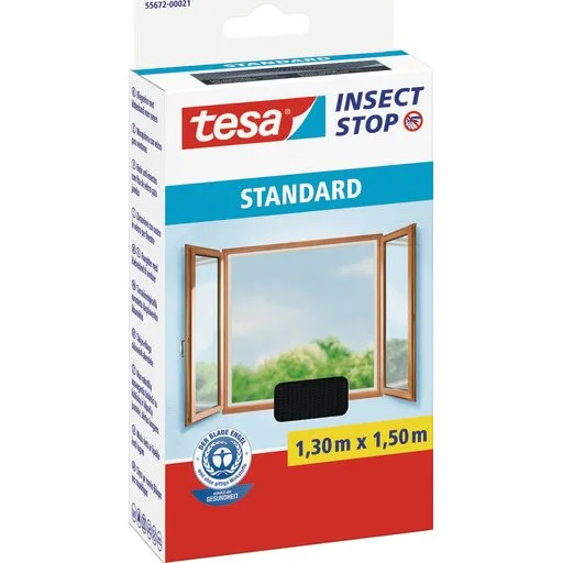 Tesa Insektnet Standard 130x150 cm sort