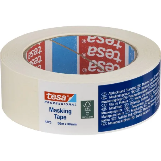 tesa 4325 Malertape 50m x 38mm Hvid