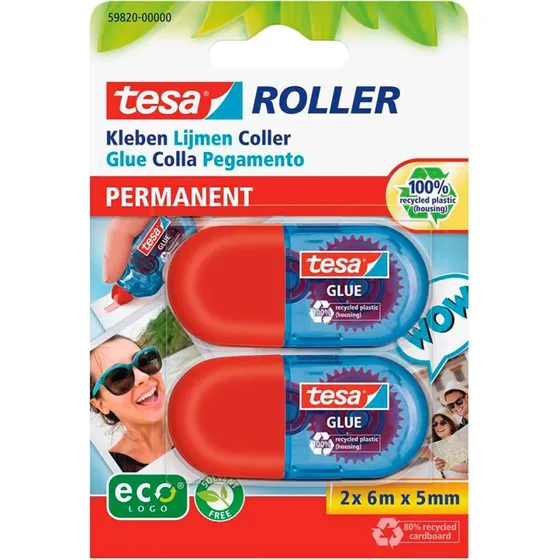 tesa Mini Glue Roller ecoLogo 6m x 5mm
