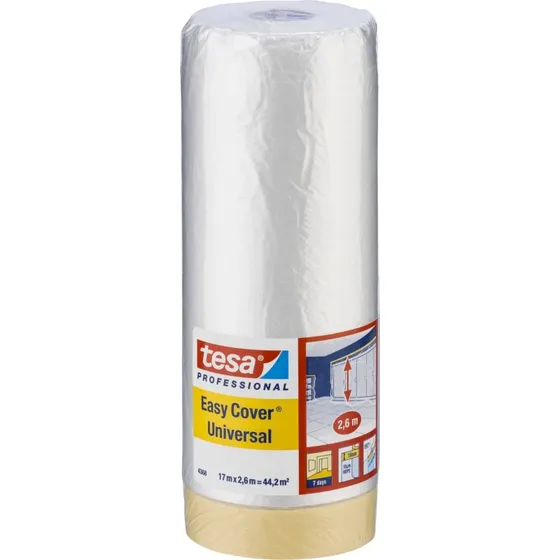 tesa Professional Easy Cover Universal 4368, 2600 mm x 17 m