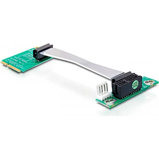DeLock Mini PCI Express til PCI Express x1 Riserkort
