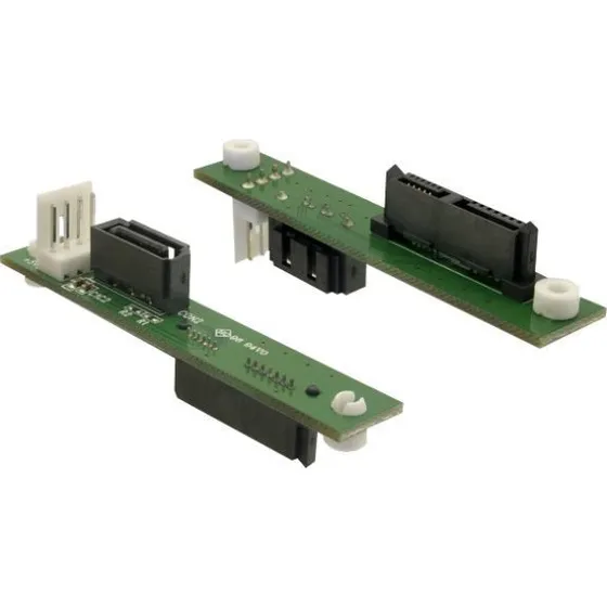 DeLOCK Slimline SATA Adapter, 4-pin Floppystrøm