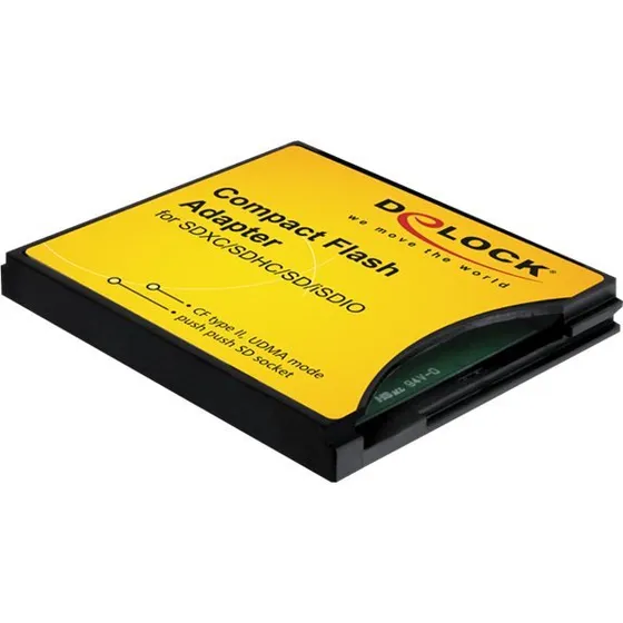 DeLOCK Compact Flash Adapter - SD, MMC, SDHC, SDXC