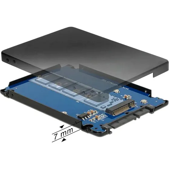 DeLOCK M.2 NGFF Adapter 2,5" SATA 22-pin