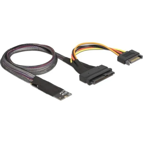 Delock M.2 Key M til U.2 SFF8639 NVMe 50 cm Adapter