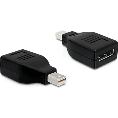 De-Lock Mini DisplayPort til DisplayPort Adapter, Sort