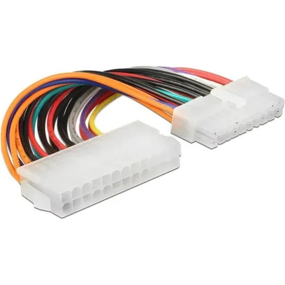 DeLOCK ATX 24-pin til 20-pin strømkabel, 11 cm, sort