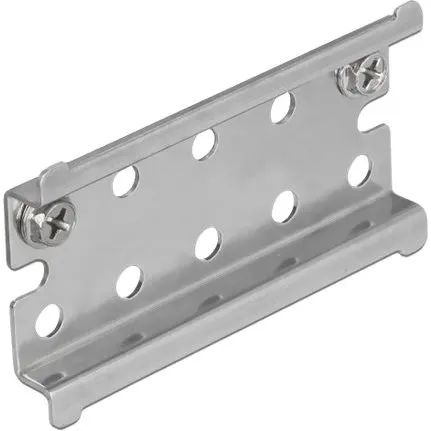 DeLOCK DIN rail monteringssæt 35mm, sølv