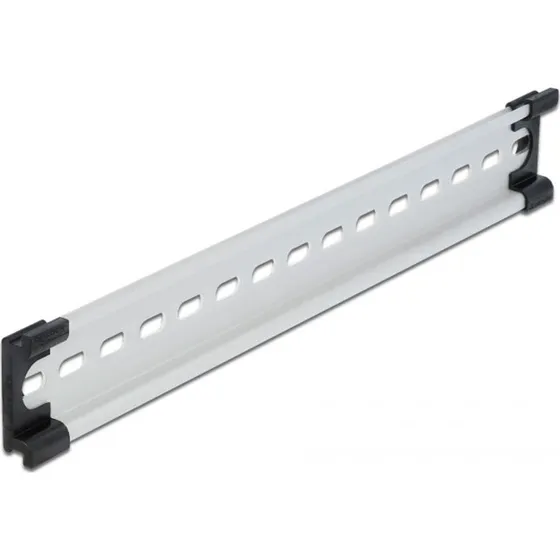DeLOCK DIN Skinne 25 cm Grå Aluminium