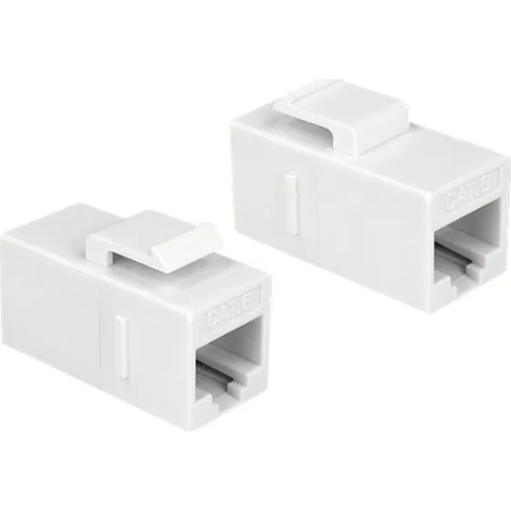 Delock Keystone-module CAT6 UTP RJ45 hvid