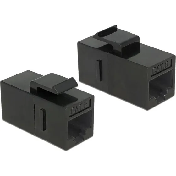 DeLock 86381 RJ45 Cat.6 UTP Keystone Modul Sort