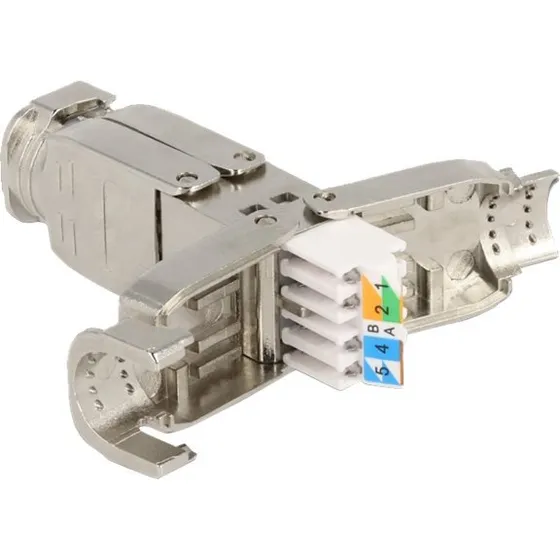 Delock Sølv CAT 6 STP Ethernet-kabel
