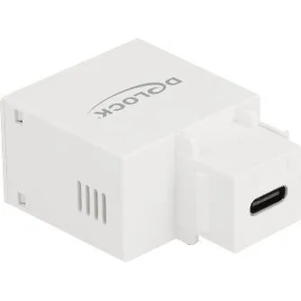 DeLOCK 10.5W USB-C Strømforsyningsadapter, hvid