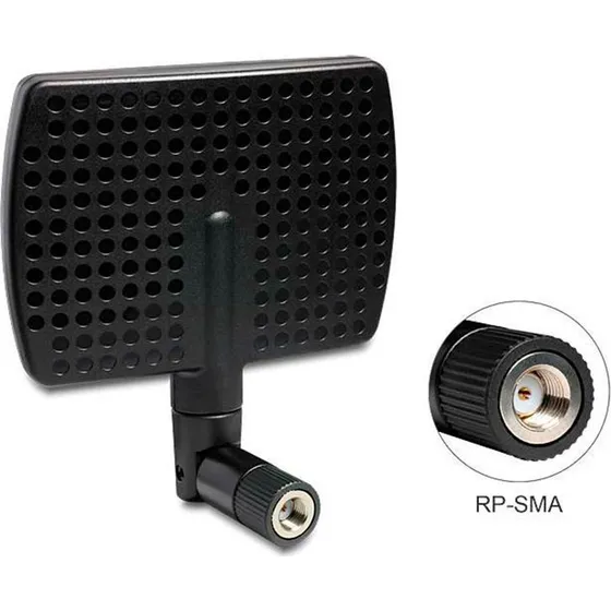 DeLOCK RP-SMA WLAN Antenne 7 dBi, 9 cm