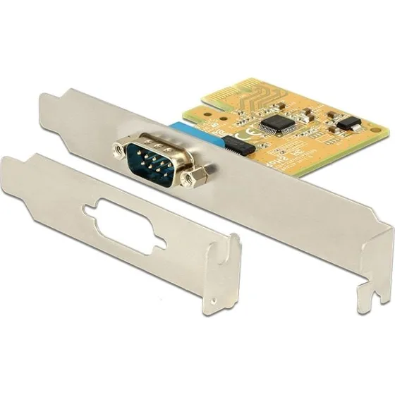 DeLock PCI Express 1x Serial Kort, RS-232 DB9, PCIe 2.0