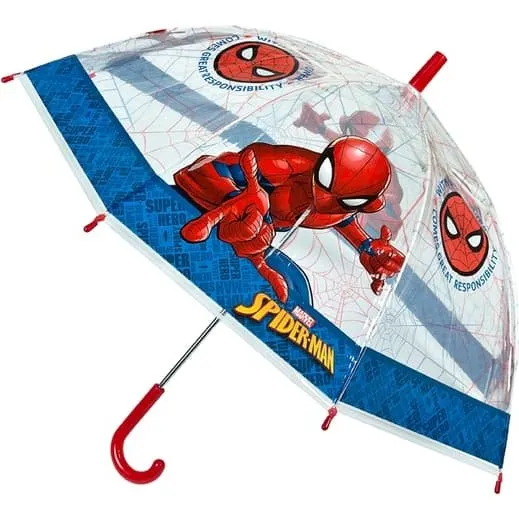Undercover Spider-Man Paraply, Gennemsigtig, 66 cm