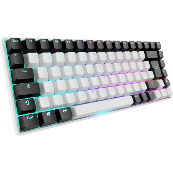 Sharkoon SKILLER SGK50 S3 Mekanisk Tastatur 75% Hvid RGB