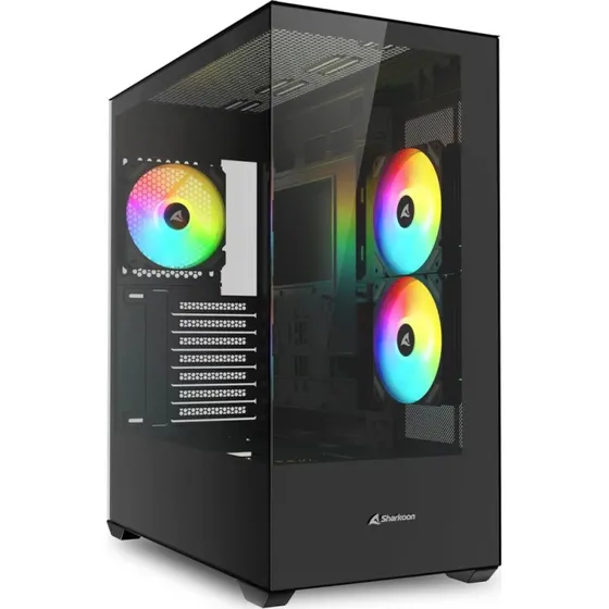 Sharkoon SK6 ARGB Tower ATX Sort