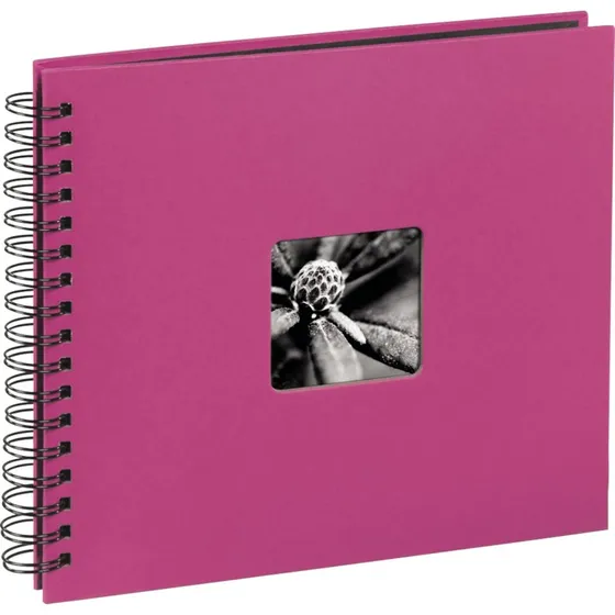 Hama Fine Art Fotoalbum, Spiralbinding, 50 Sider, 28x24 cm, Pink