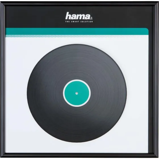 HAMA Ramme til LP-plade 31,5x31,5 cm Aluminium Sort