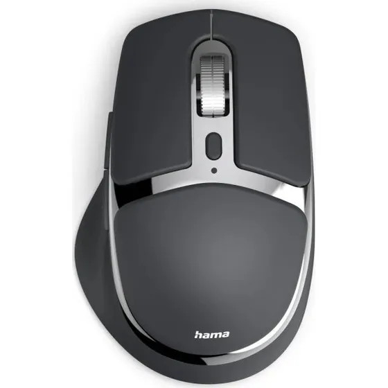 Hama WM-800 Trådløs Mus, Højre Hånd, 3200 DPI, Bluetooth & RF, Sort
