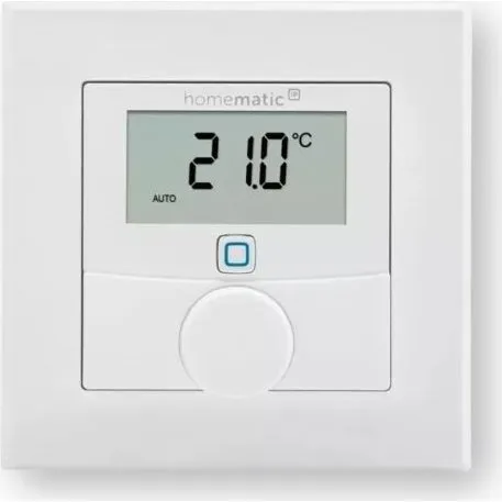 Homematic IP HmIP-WTH-1 Wandthermostat med Luftfugtighedssensor, Hvid