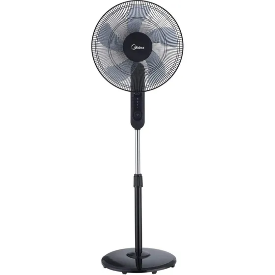Midea FS40-15FR Gulvblæser 3 Hastigheder, Sort med Fjernbetjening