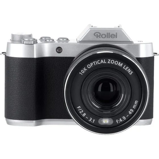 Rollei Powerflex 10x Retro I 64 MP Digital Kamera, Sort