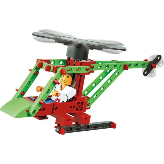 Fisher-Price ADVANCED Solenergi Helikopter Byggesæt, 80 Dele