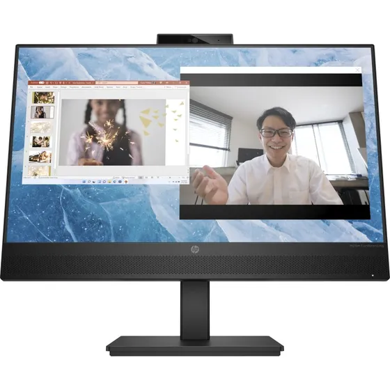 HP M24m 24" FHD Conferencing Monitor med Webcam - Sort