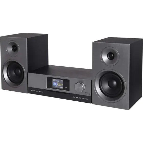 Soundmaster ICD5000SW Stereoanlæg, DAB+/FM, CD, Bluetooth, Sølv