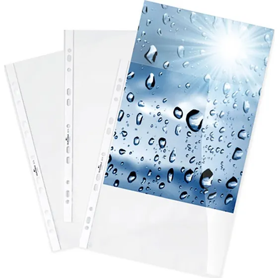 Durable Premium Gennemsigtig Arkbeskytter A4 (100 stk)