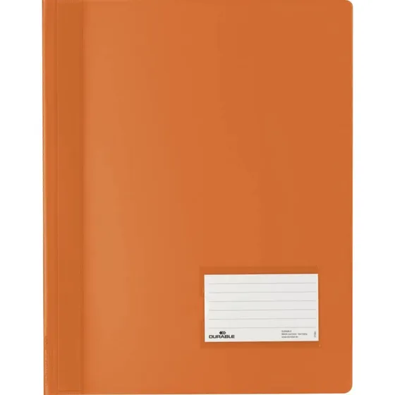 Durable Fladbarrefil A4 Gennemsigtig Orange