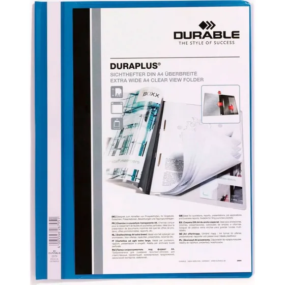 Durable Duraplus Blå Rapportfil A4 (210 x 297 mm)