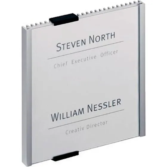Durable Info Sign Skilteholder Sølv 149x148,5mm