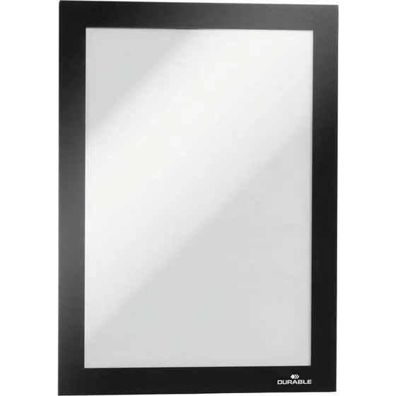 Duraframe Selvklæbende Dokumentholder A5, 2 stk, Sort