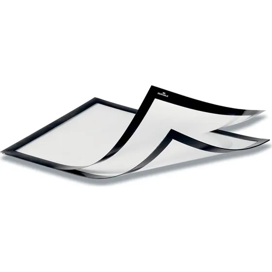 Durable Duraframe Plus Magnetisk A4, Sort (2 stk)