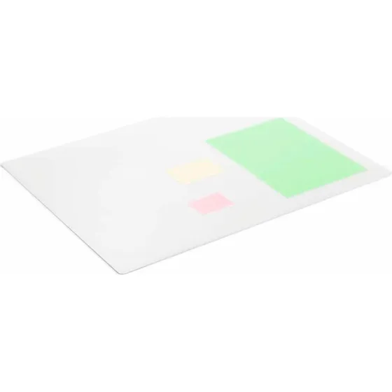 Durable Skriveunderlag 650x500mm, transparent, PP med afrundede hjørner