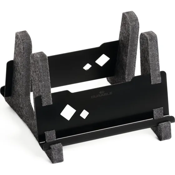 Vertical Effect Durable Laptop Stander, Sort, 13-17"