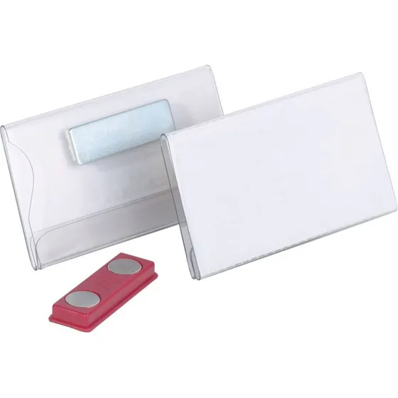 Durable Navneskilt med Magnet 40x75 mm
