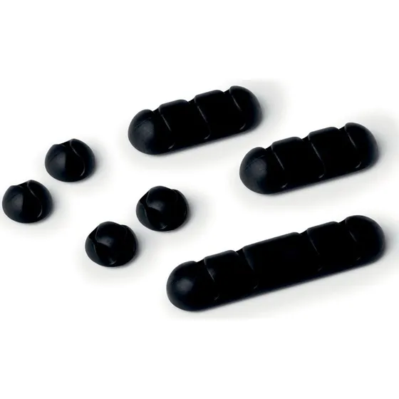 Cavoline Durable Clip Kabelstyring (7 dele, sort)