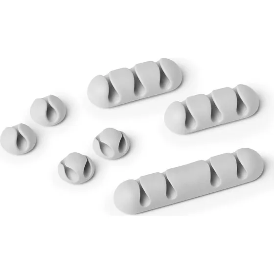 Durable Cavoline Clip Mix Kabelholder Grå (7 stk)