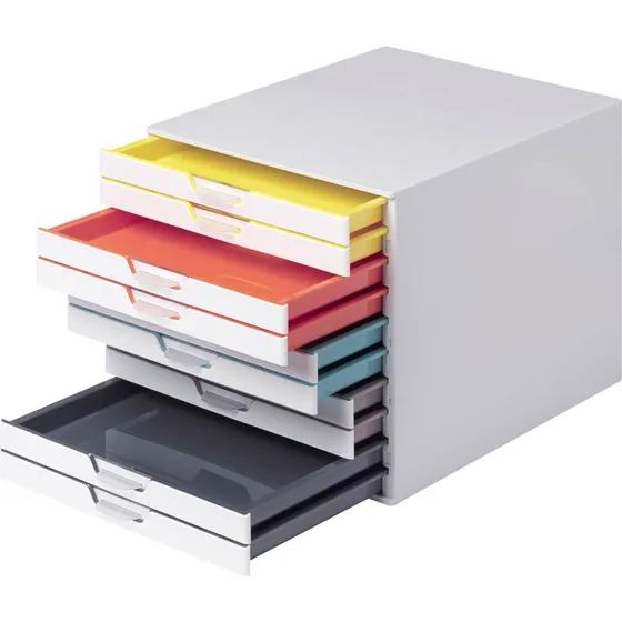 Durable Varicolor® Mix 10 Skuffekabinet, Hvid