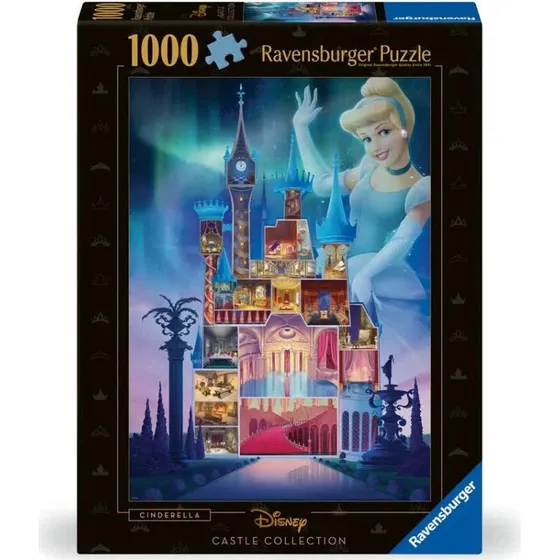 Ravensburger Disney Castles Cinderella Puslespil, 1000 Brikker