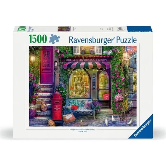 Ravensburger Love Letters Chocolate Shop 1500p