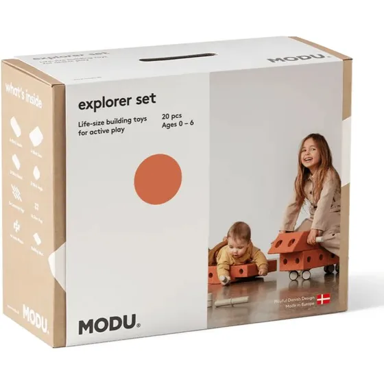 MODU Explorer byggesæt, orange - 20 dele