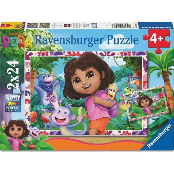 Ravensburger Dora Udforskeren 2x24 Brikker