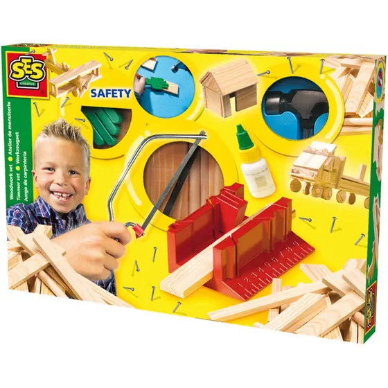 SES Creative Byggesæt i træ - Luksusudgave